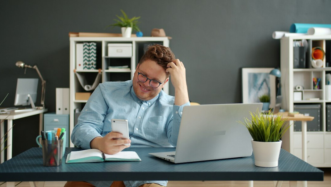 stressed employee at desk