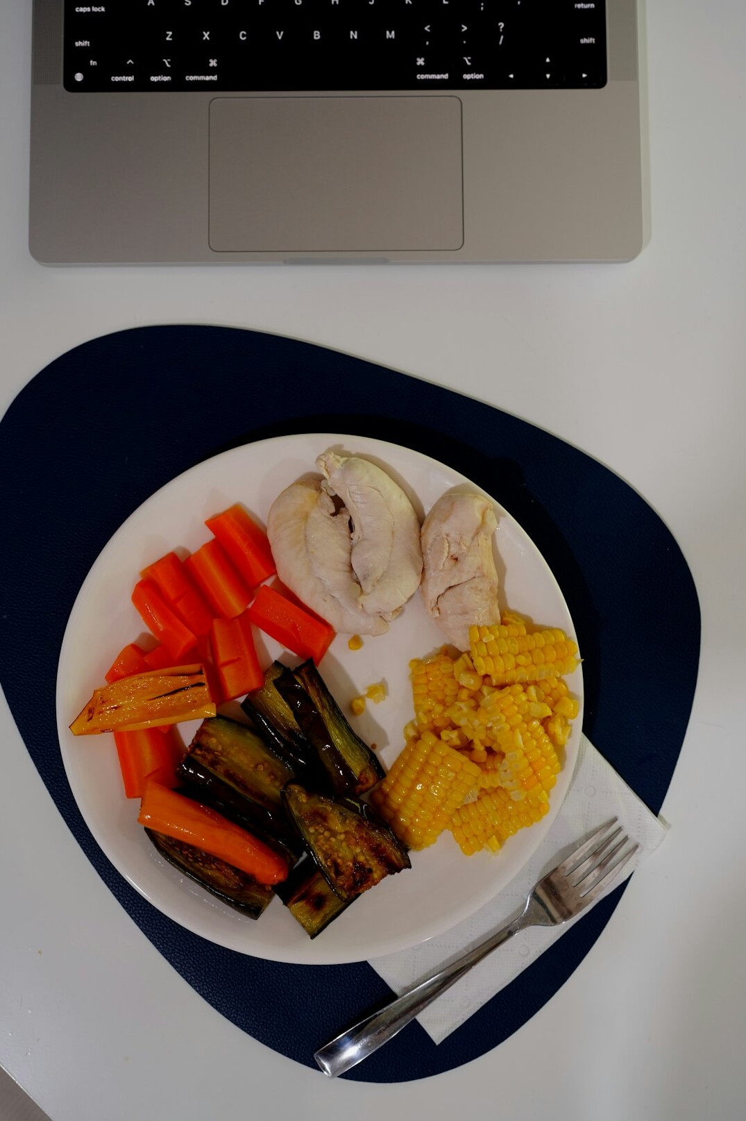 healthy snacks on desk